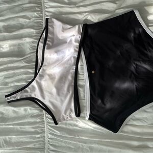 Victoria's Secret Black and White One Piece Swimsuit